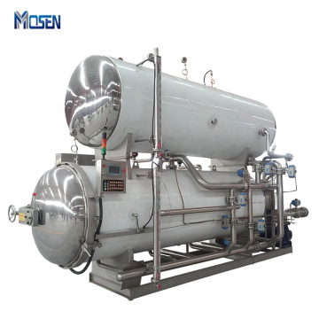 Europe Country Electric Heating Water Bathing Food Retort Autoclave Machine